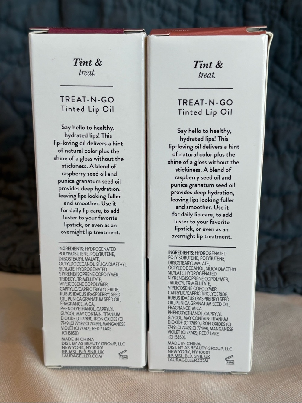 Laura Geller Treat-N-Go Tinted Lip Oil Duo First Place Crunch Time NIB - Picture 5 of 5